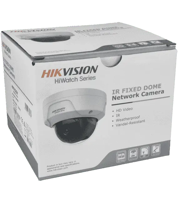 Caméra IP HIKVISION mini-dôme 4 mégapixels objectif fixe / Référence HWI-D140H-M - TSA Distribution