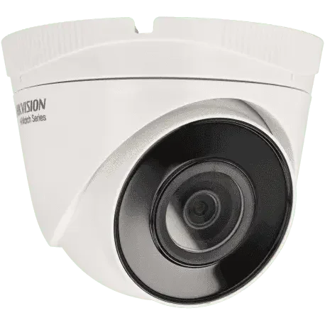 Caméra de surveillance HD blanche, objectif visible, pour vidéosurveillance intérieure ou extérieure