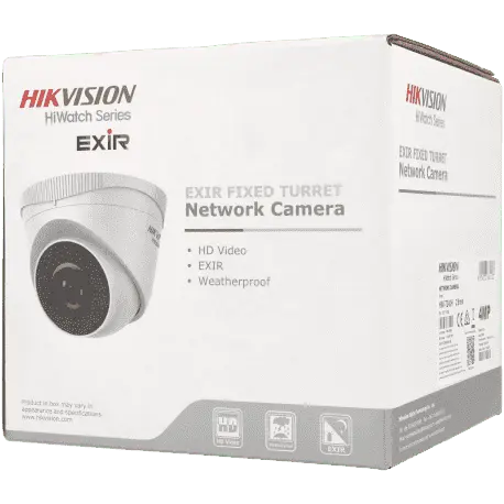 Caméra IP HIKVISION mini-dôme 4 mégapixels objectif fixe / Référence HWI-T240H