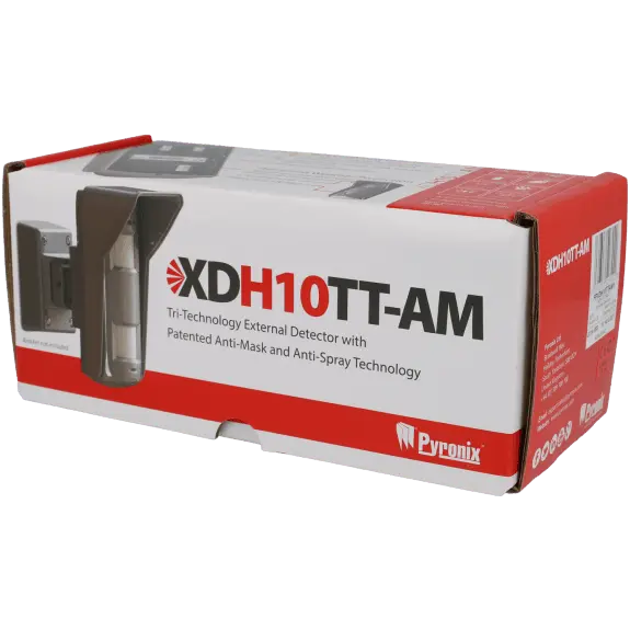 Détecteur volumétrique triple technologie PYRONIX / Référence XDH10TT-AM - TSA Distribution