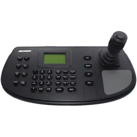 Clavier de contrôle vidéo surveillance avec joystick et écran LCD, idéal pour caméras de sécurité HD