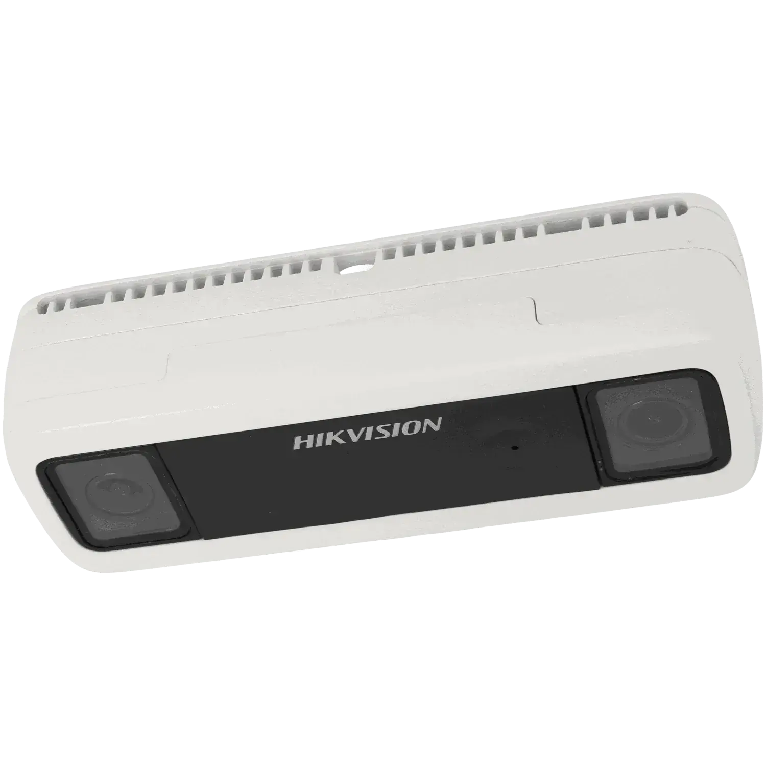 Caméra de vidéosurveillance HD blanche avec double objectif, dispositif de sécurité intérieure