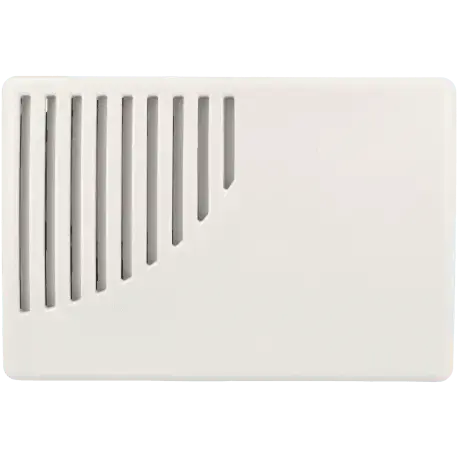 Détecteur de sécurité mural blanc avec grille d’aération, accessoire vidéosurveillance