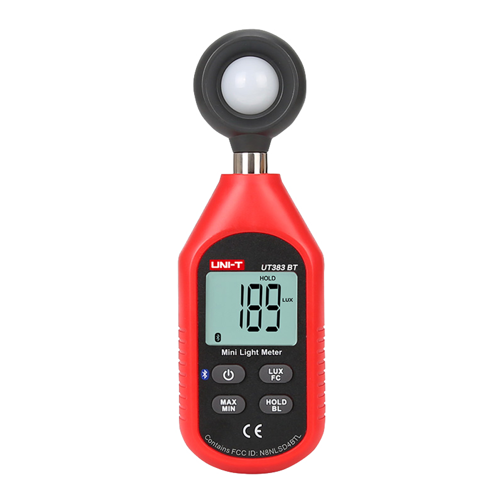 Appareil de mesure de l'éclairement lumineux à main Bluetooth / Référence UT383-BT - TSA Distribution