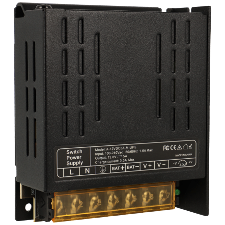 Source d'alimentation dc 13.8v 5a / Référence A-12VDC5A-M-UPS