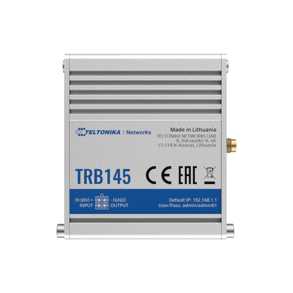 Passerelle Teltonika 4G Industriel / Référence TK-TRB145