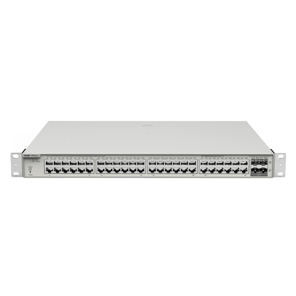 Switch Reyee PoE Cloud administrable L2 / Référence RG-NBS3200-48GT4XS-P