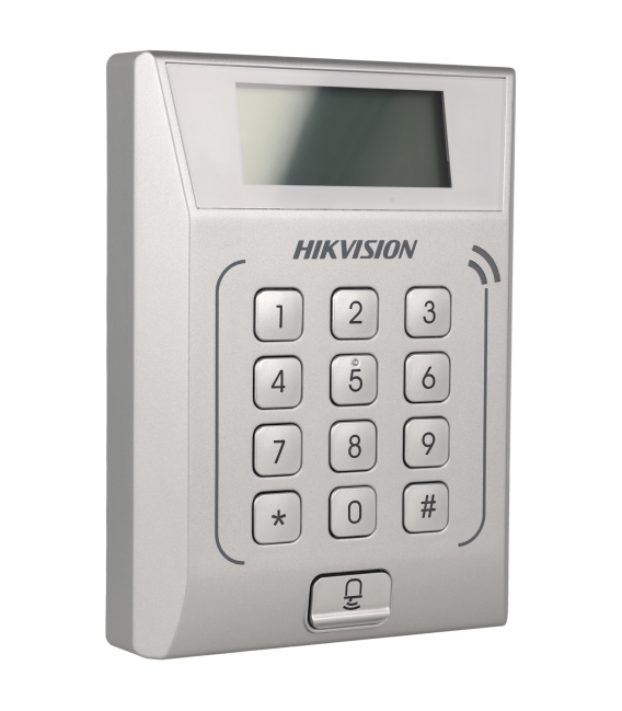 Contrôle d'accès intérieur HIKVISION avec clavier - carte Em card / Référence DS-K1T802E