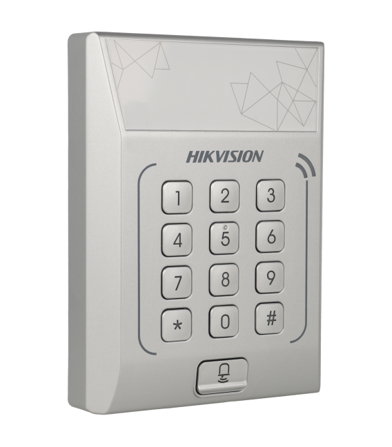 Contrôle d'accès intérieur HIKVISION avec clavier - carte EM card / Référence DS-K1T801E