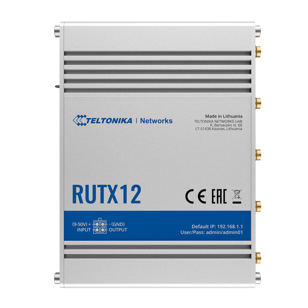 Routeur Teltonika 4G Industriel / Référence TK-RUTX12