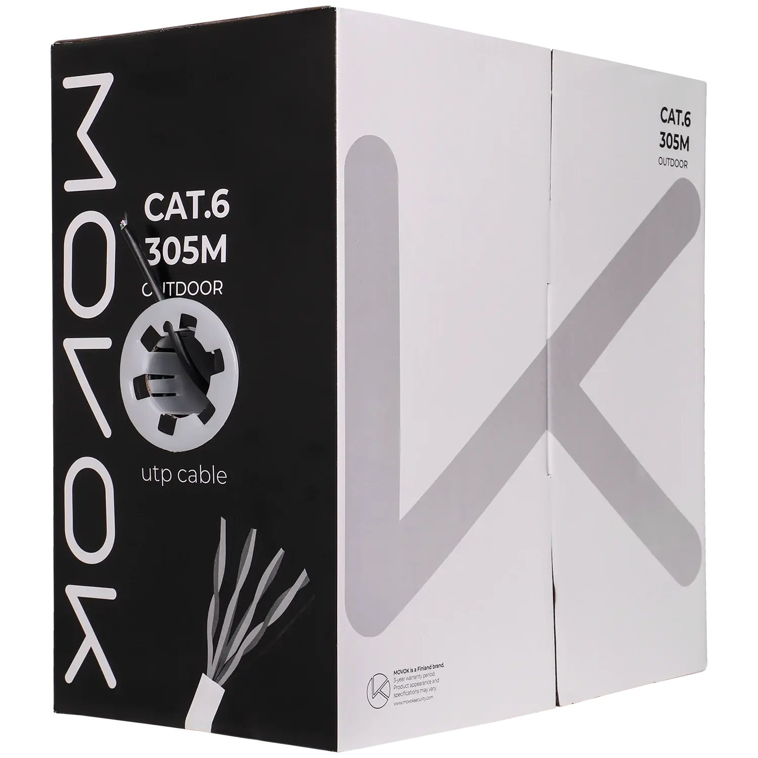 Câble UTP CAT6 305 m / Référence A-UTP-305M-CAT6-CCA-OUT