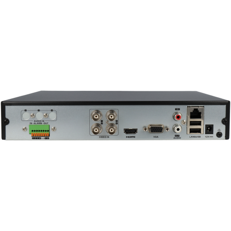 Enregistreur HIKVISION 5 en 1 (hd-cvi, hd-tvi, ahd, analogique et ip) pour 4 canaux et 4 mpx de résolution maximale / Référence HWD-6104MH-G3A