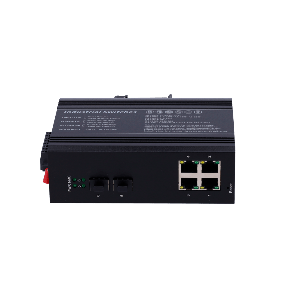 Switch PoE / Référence SW0604HIPOE-MGF-120-DIN