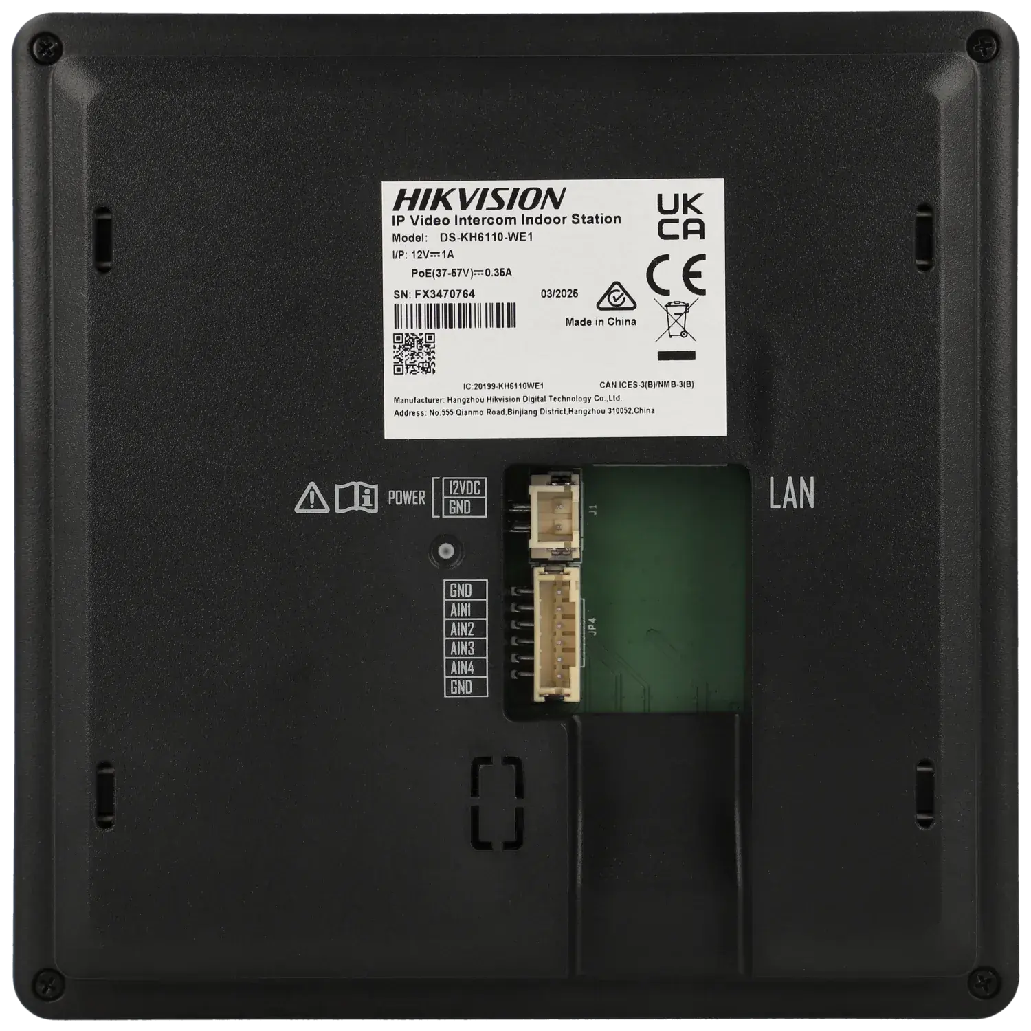 Moniteur HIKVISION IP 4.3" / Référence DS-KH6110-WE1 TSA Distribution