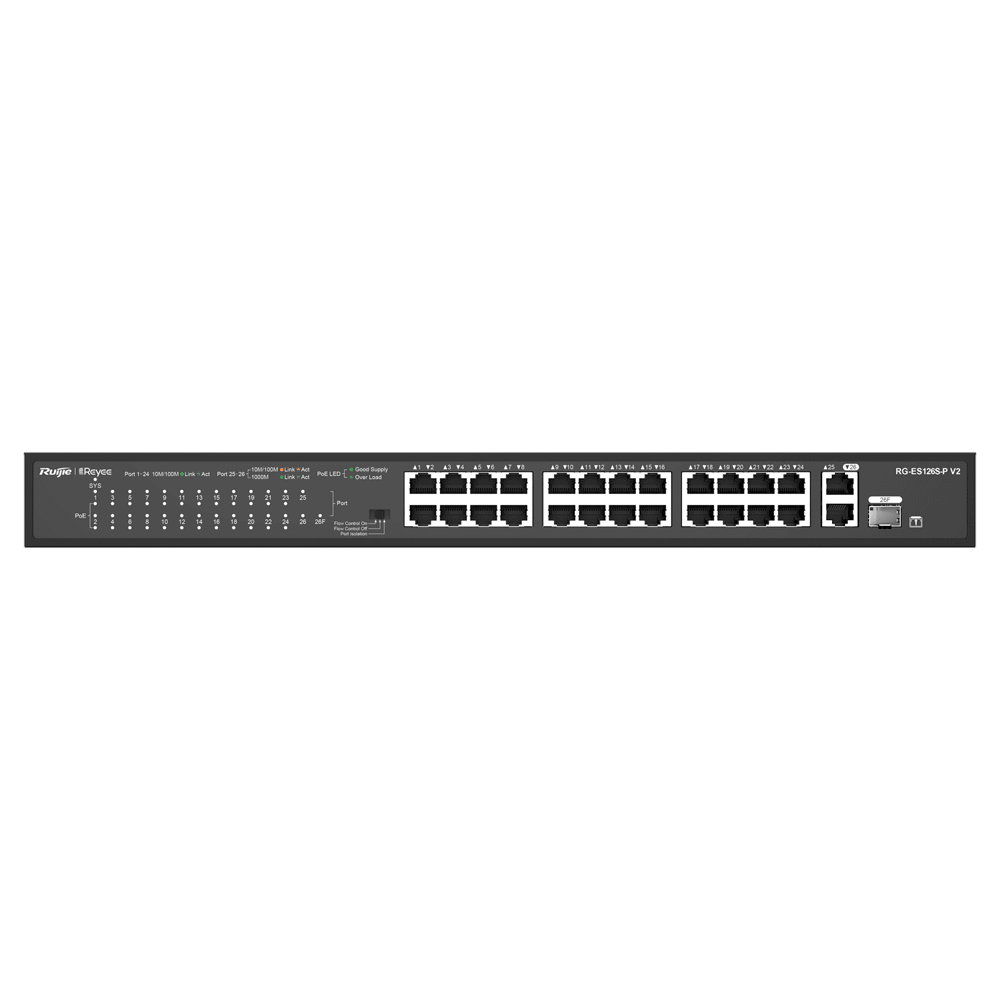 Switch PoE Reyee / Référence RG-ES126S-P V2