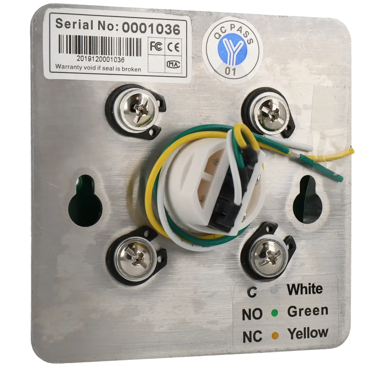 Bouton poussoir d'ouverture de porte / Référence PBK-819A TSA Distribution