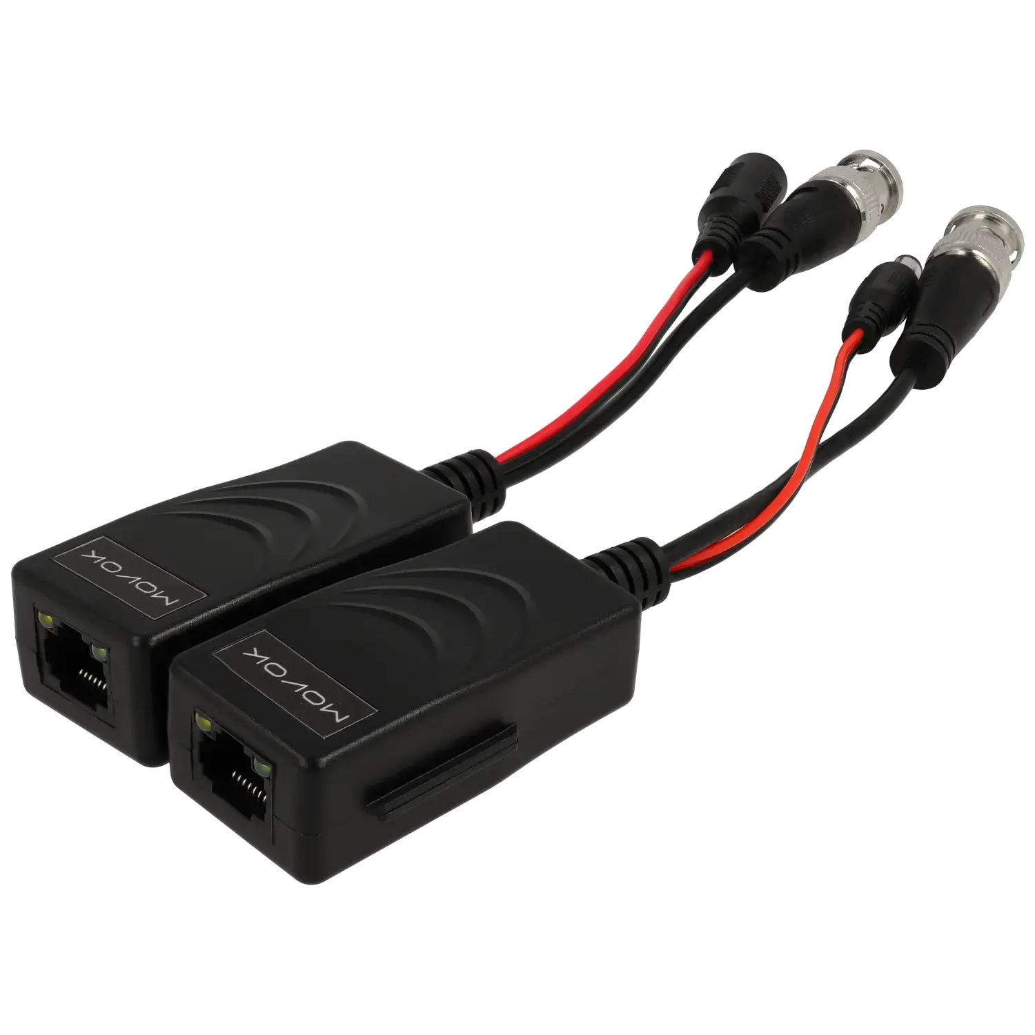 Balun vidéo - alimentation passif 2 unités / Référence VK-BALUN-4K-DC TSA Distribution