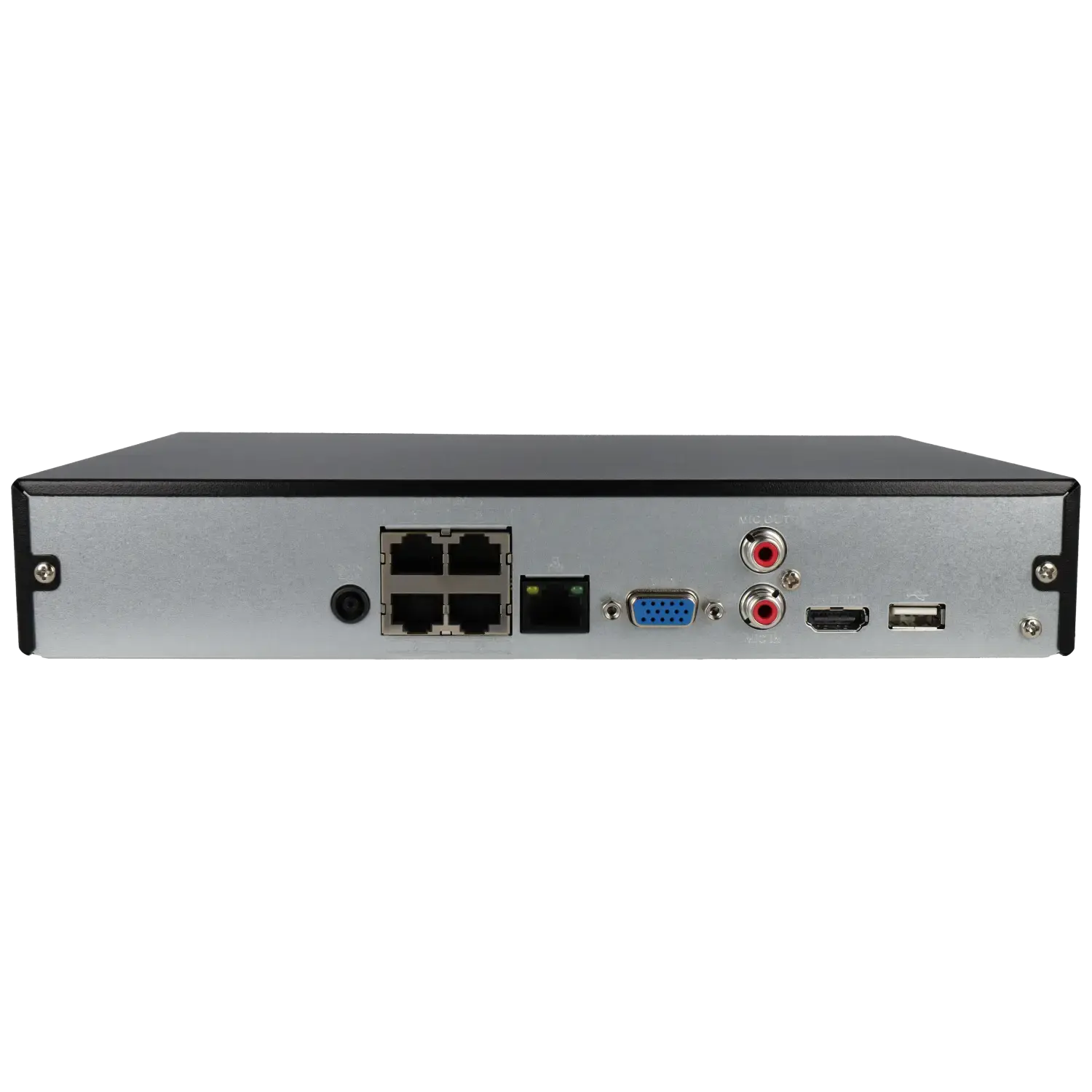 Enregistreur IP DAHUA pour 4 canaux et 12 mpx de résolution avec 4 ports PoE / Référence NVR2104HS-P-4KS3