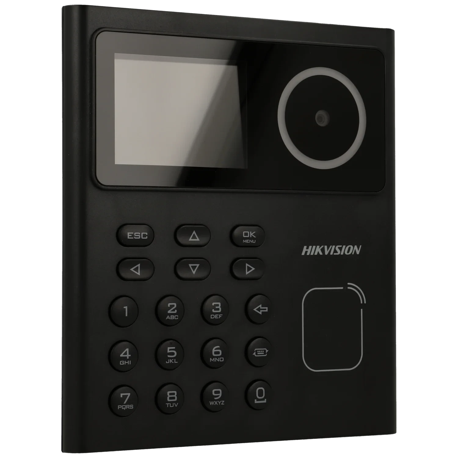 Terminal de reconnaissance faciale HIKVISION intérieur avec clavier et carte / Référence DS-K1T320MX