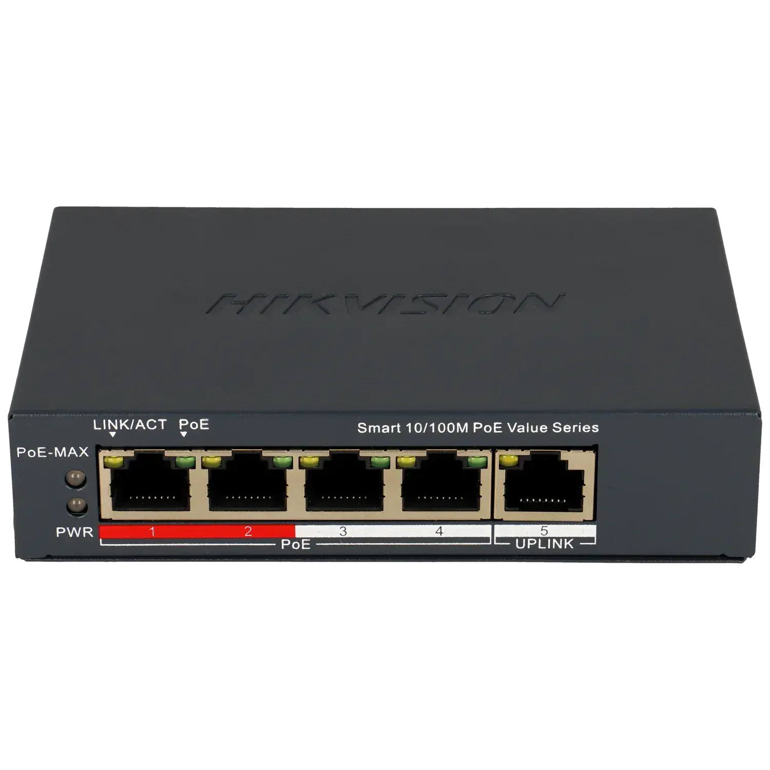 Switch cloud 5 ports avec 4 ports PoE HIKVISION / Référence DS-3E1105P-EI/M TSA Distribution
