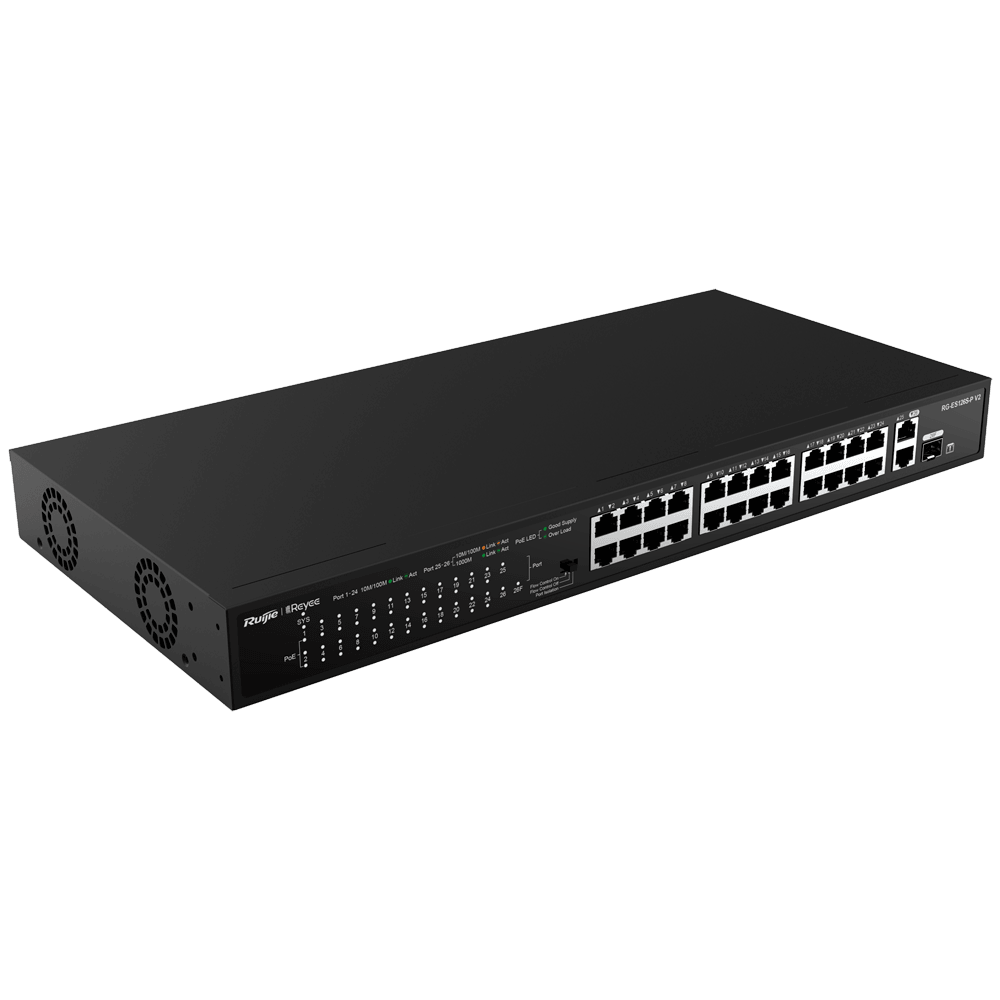 Switch PoE Reyee / Référence RG-ES126S-P V2