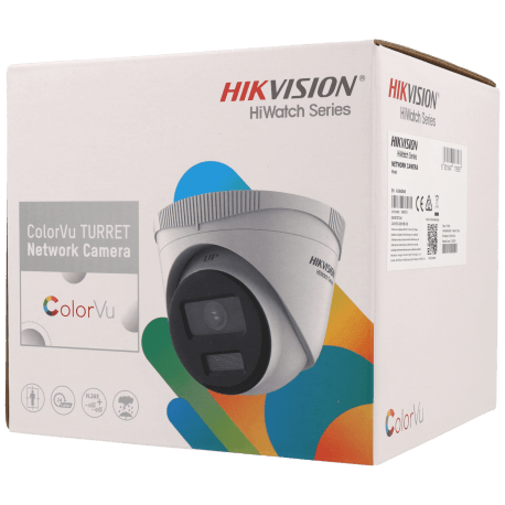 Caméra HIKVISION mini-dôme IP avec 4 mégapixels et objectif fixe / Référence HWI-T249HA