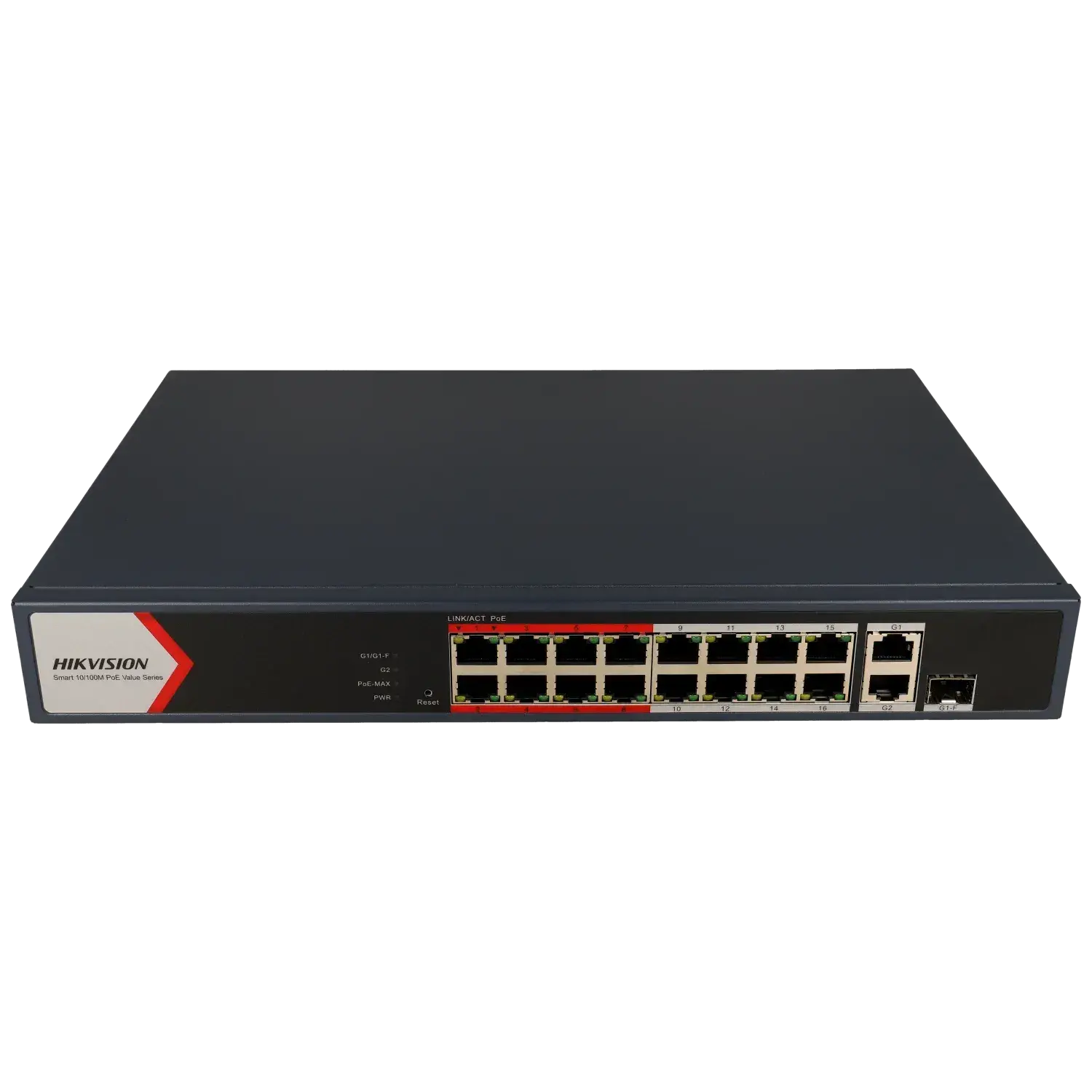 Switch cloud 18 ports avec 16 ports PoE HIKVISION / Référence DS-3E1318P-EI/M