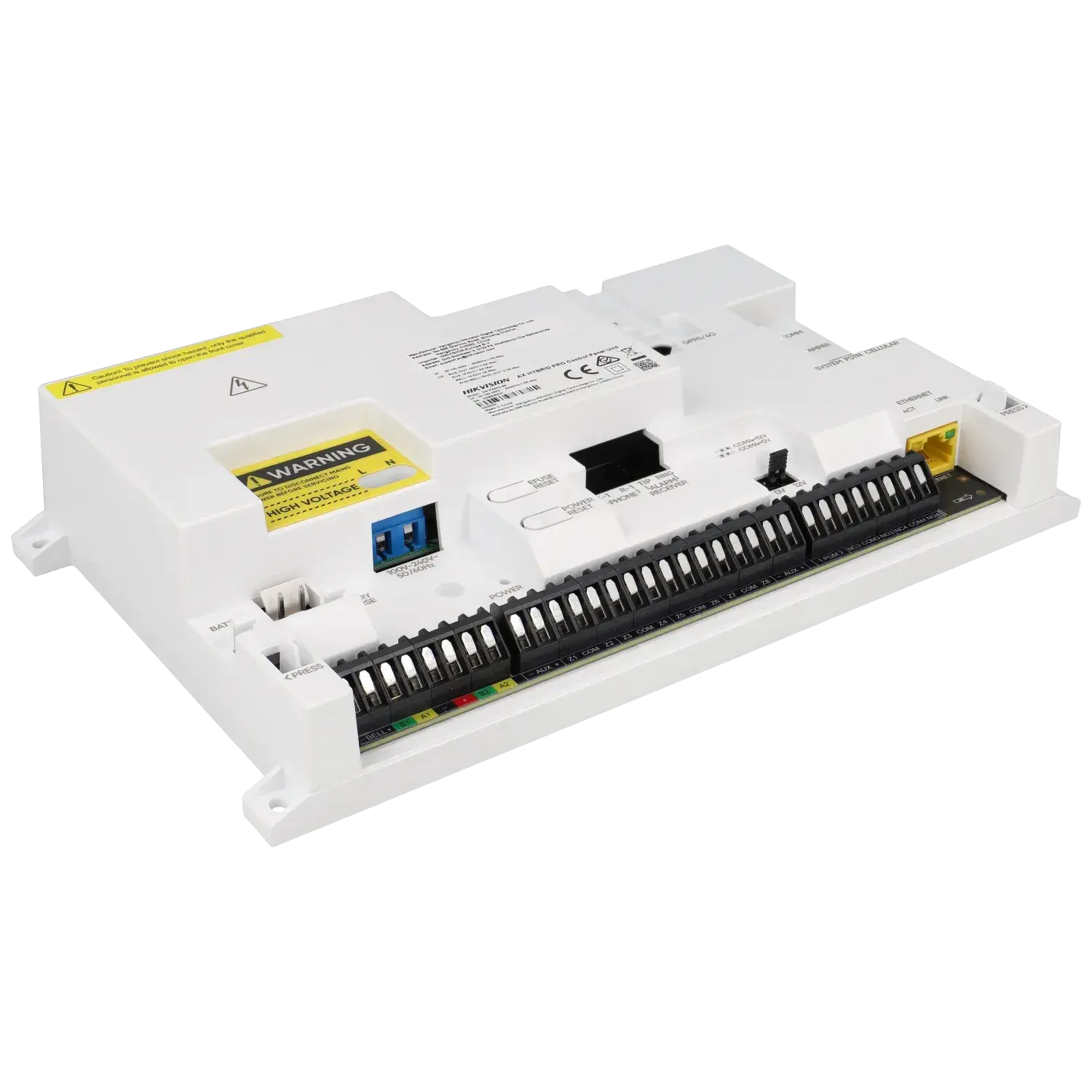 Centrale HIKVISION hybride à 128 zones / Référence DS-PA502-128 TSA Distribution