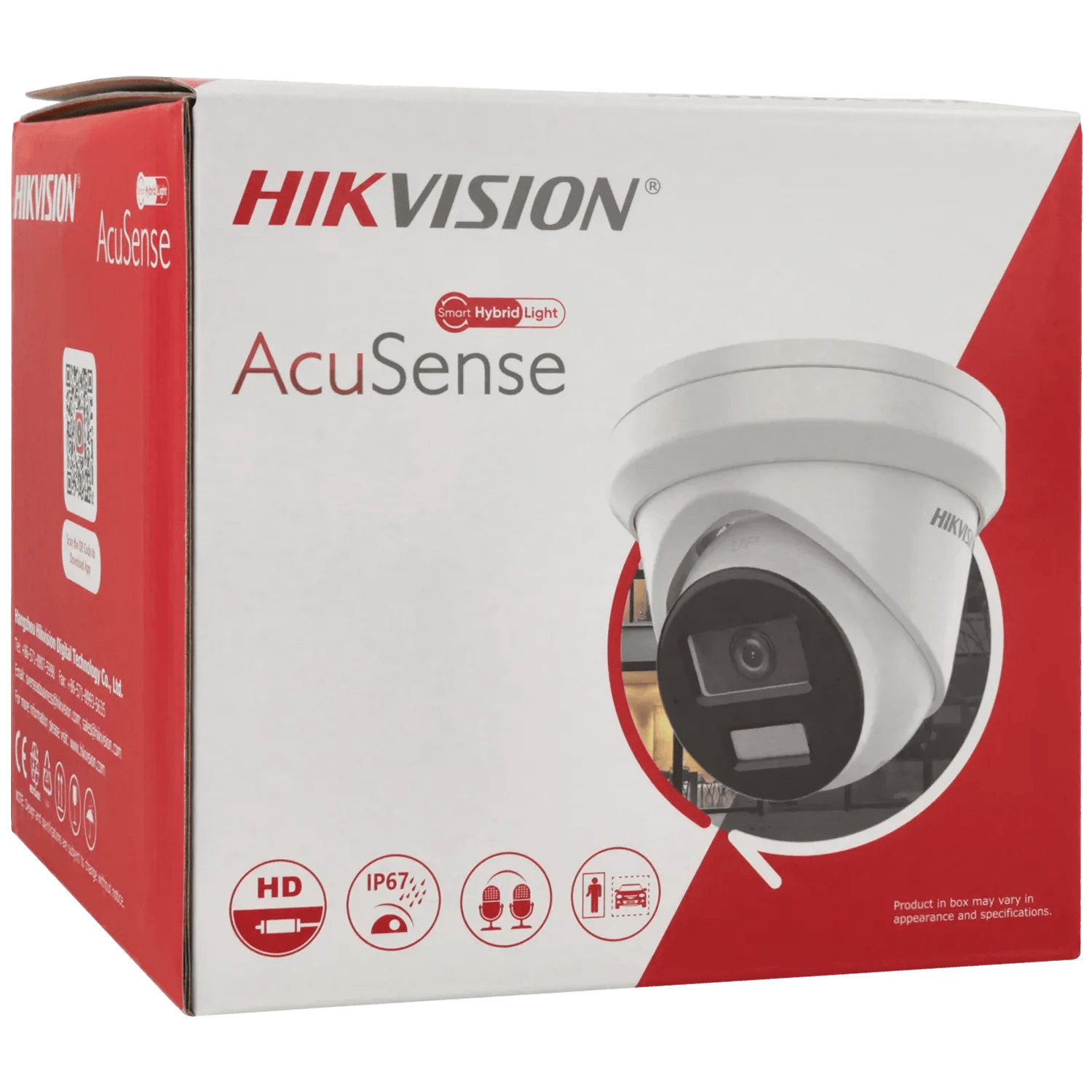 C​améra mini-dôme IP HIKVISION 8 mégapixels et objectif fixe / Référence DS-2CD2383G2-LI2U