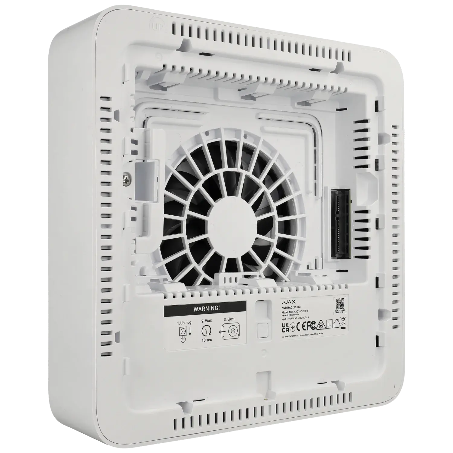 Enregistreur AJAX IP pour 16 canaux et 8 mpx de résolution / Référence NVR116-HAC-W