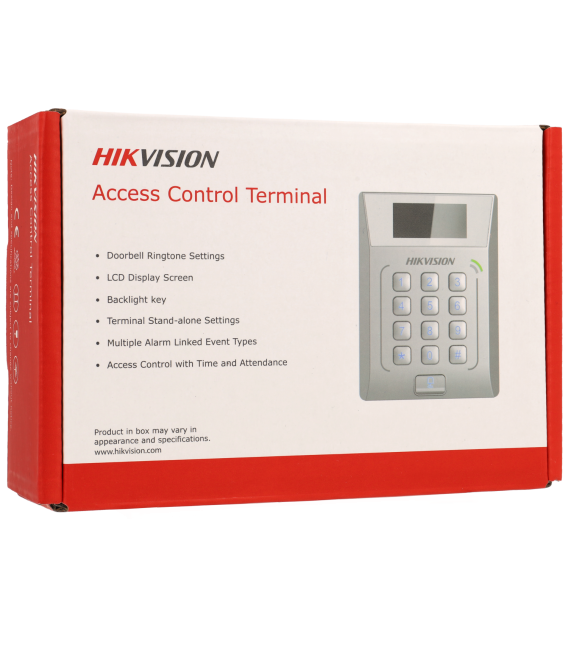 Contrôle d'accès intérieur HIKVISION avec clavier - carte Em card / Référence DS-K1T802E