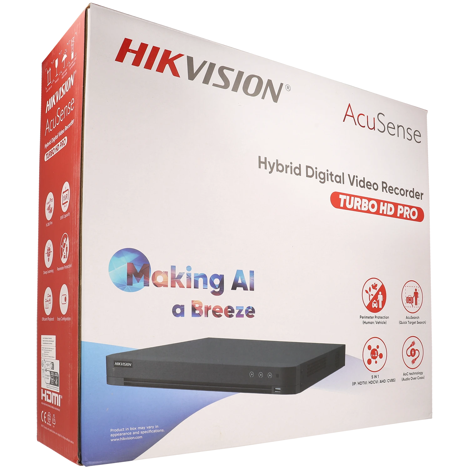 Enregistreur HIKVISION 5 en 1 (hd-cvi, hd-tvi, ahd, analogique et IP) pour 16 canaux et 2 mpx de résolution maximale / Référence IDS-7216HQHI-M2/XT