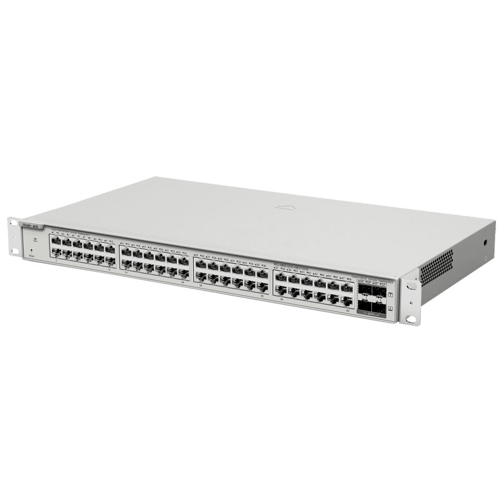 Switch Reyee PoE Cloud administrable L2 / Référence RG-NBS3200-48GT4XS-P