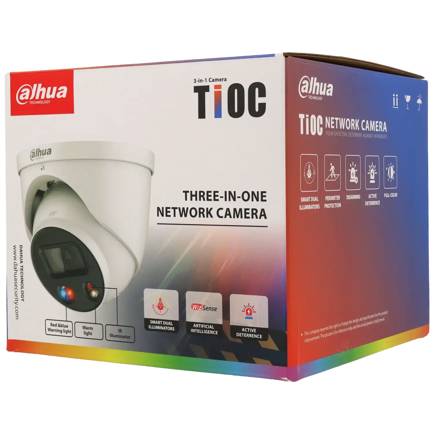 Caméra DAHUA mini dôme IP avec 8 mégapixels et objectif fixe / Référence IPC-HDW3849H-AS-PV-S5-3.6MM TSA Distribution