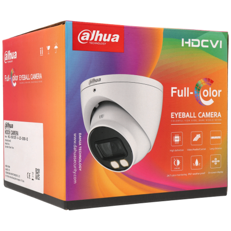 Caméra DAHUA mini-dôme 4 en 1 (cvi, tvi, ahd et analogique) avec 2 mégapixels et objectif zoom optique / Référence HAC-HDW1239T-Z-A-LED-S2