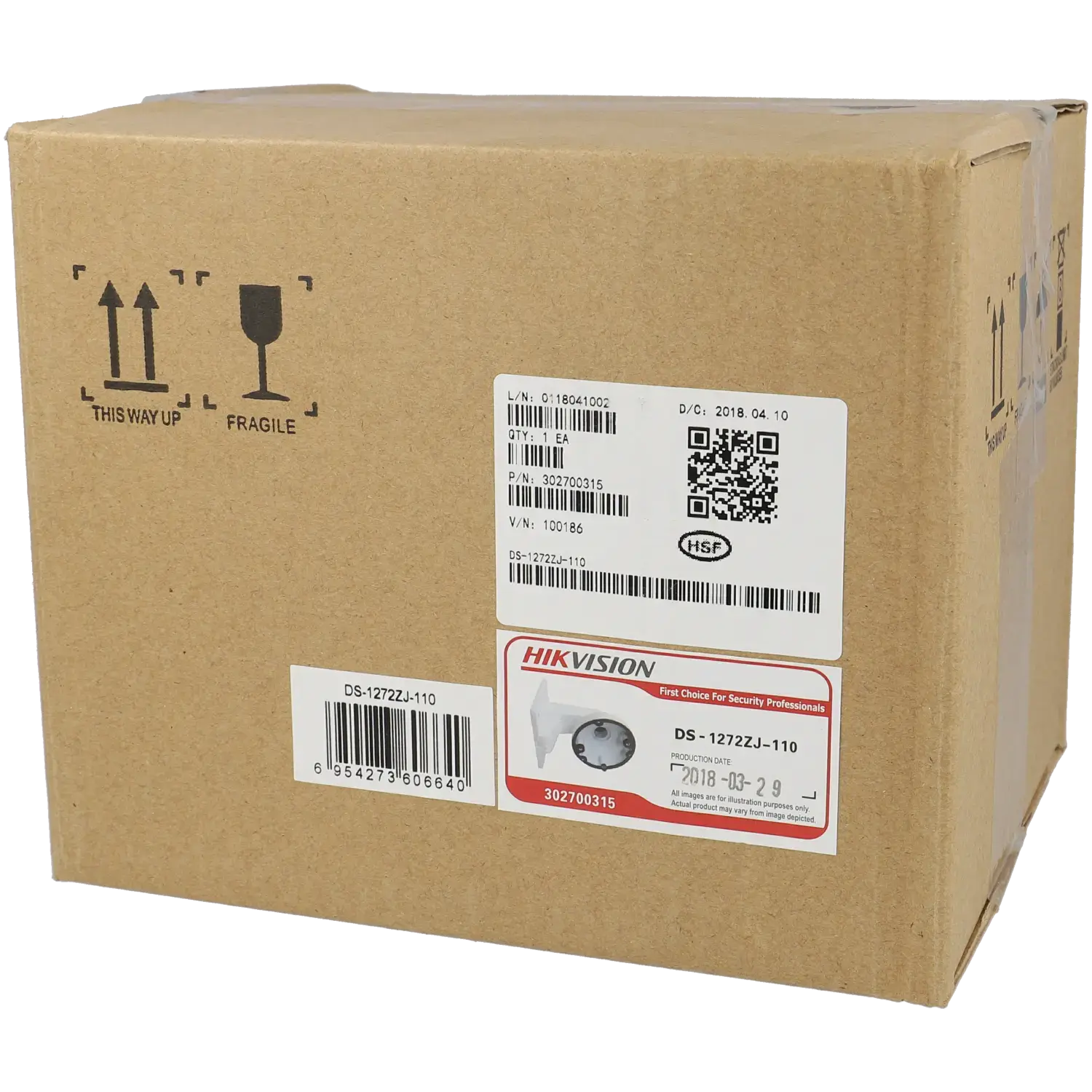 Support pour mur HIKVISION / Référence DS-1272ZJ-110 TSA Distribution