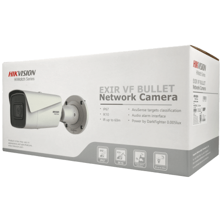 Caméra HIKVISION compactes IP avec 8 mégapixels et objectif zoom optique / Référence HWI-B782H-Z