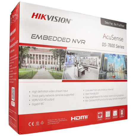 Enregistreur IP HIKVISION PRO pour 16 canaux et 12 mpx de résolution / Référence DS-7616NXI-K2