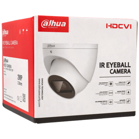 C​améra DAHUA mini dôme HD-CVI avec 2 mégapixels et objectif fixe / Référence HAC-HDW1200TLM