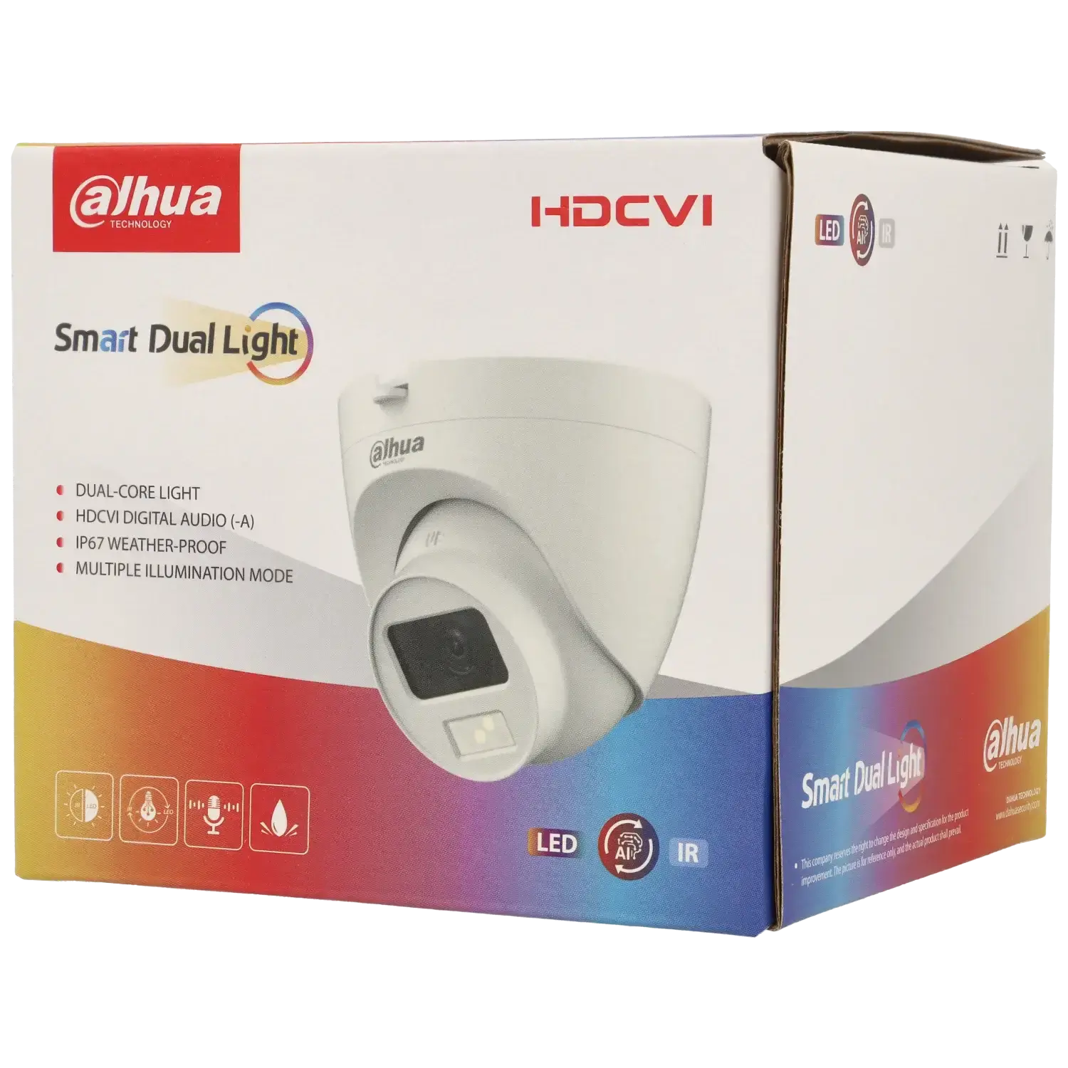 Caméra DAHUA mini dôme HD-CVI avec 2 mégapixels et objectif fixe / Référence HAC-HDW1200CLQ-IL-A TSA Distribution