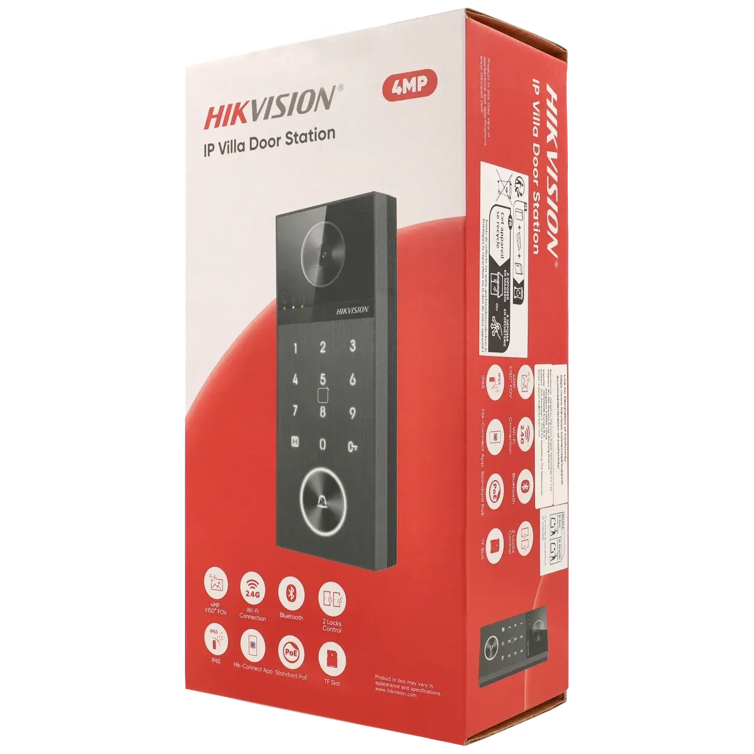 Portier vidéo HIKVISION IP de surface / Référence DS-KV6124-WBE1