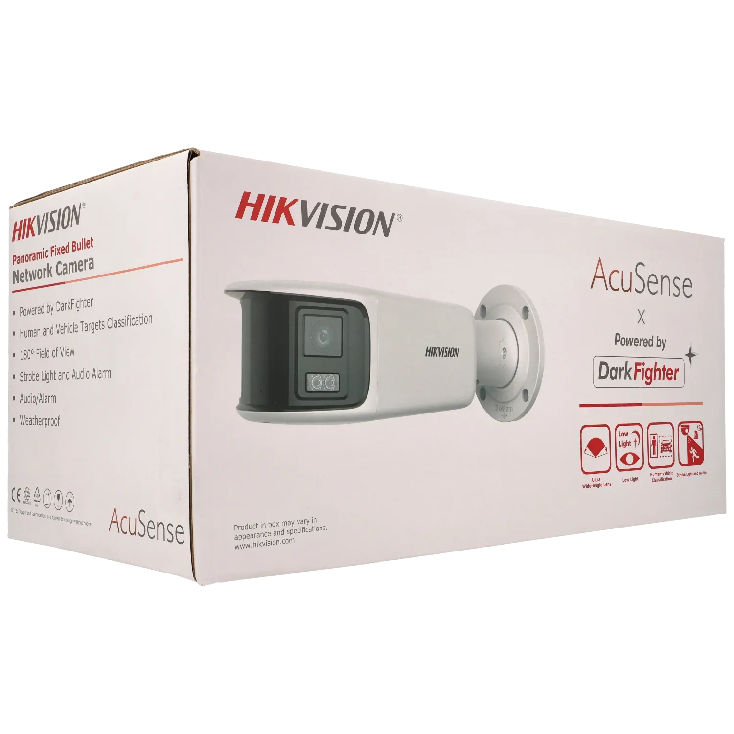 Caméra panoramique IP HIKVISION avec 4 mégapixels et objectif fixe / Référence DS-2CD2T46G2P-ISU/SL