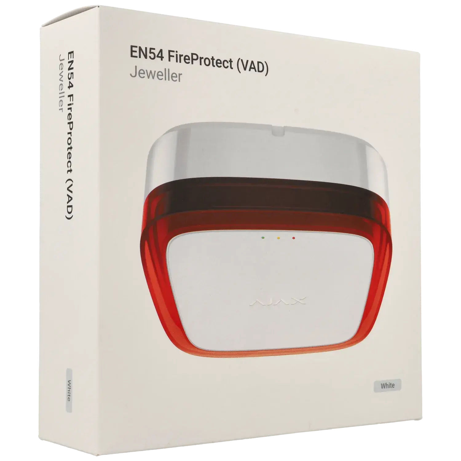 sirène visuelle AJAX, EN54-VAD-W, alarme visuelle sans fil, dispositif d'alerte lumineux, sécurité AJAX, alarme certifiée EN54, signal lumineux sans fil, sirène flash AJAX, dispositif pour malentendants, alarme visuelle rapide,

