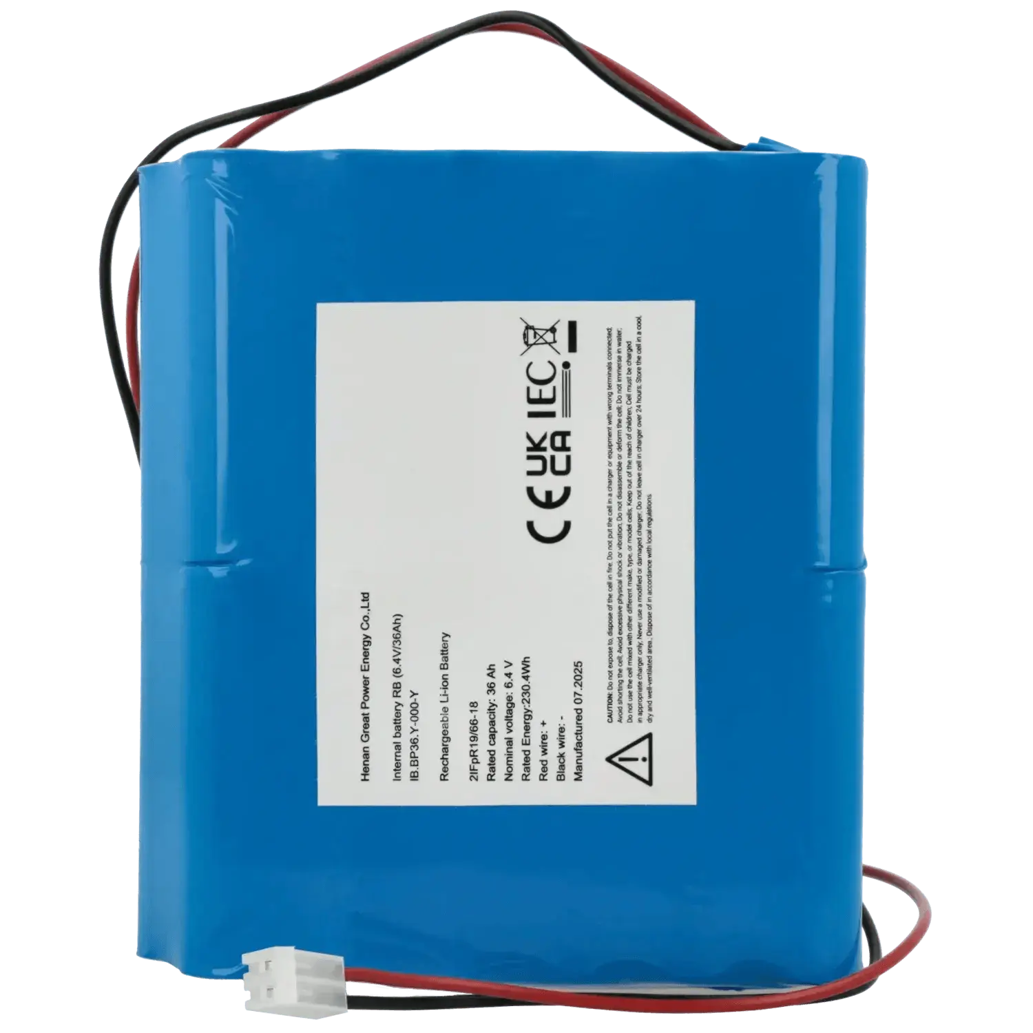 Batterie-6.4V-36Ah-Reference-INTERNALBATTERY-RB-64V36AH-TSA-Distribution-109939648 - TSA Distribution