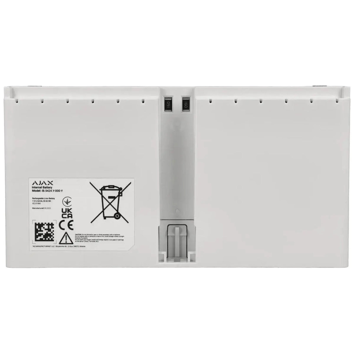Batterie 7.4 V 10.4 Ah AJAX / Référence INTERNALBATTERY-60H-G3-W TSA Distribution