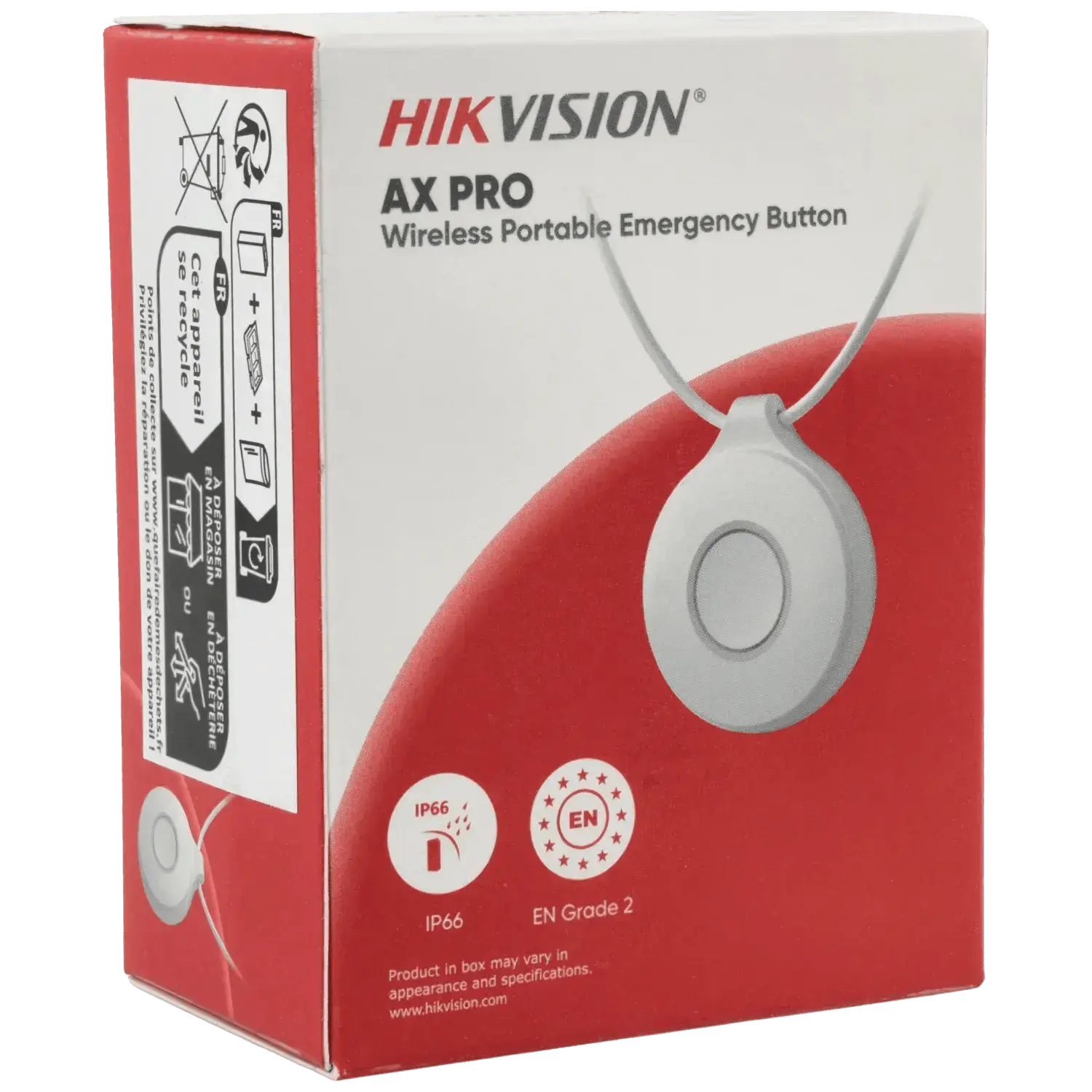 Bouton-d_urgence-radio-portable-AX-PRO-HIKVISION-Reference-DS-PDEBP1-EG2-WE-TSA-Distribution-109466153 - TSA Distribution