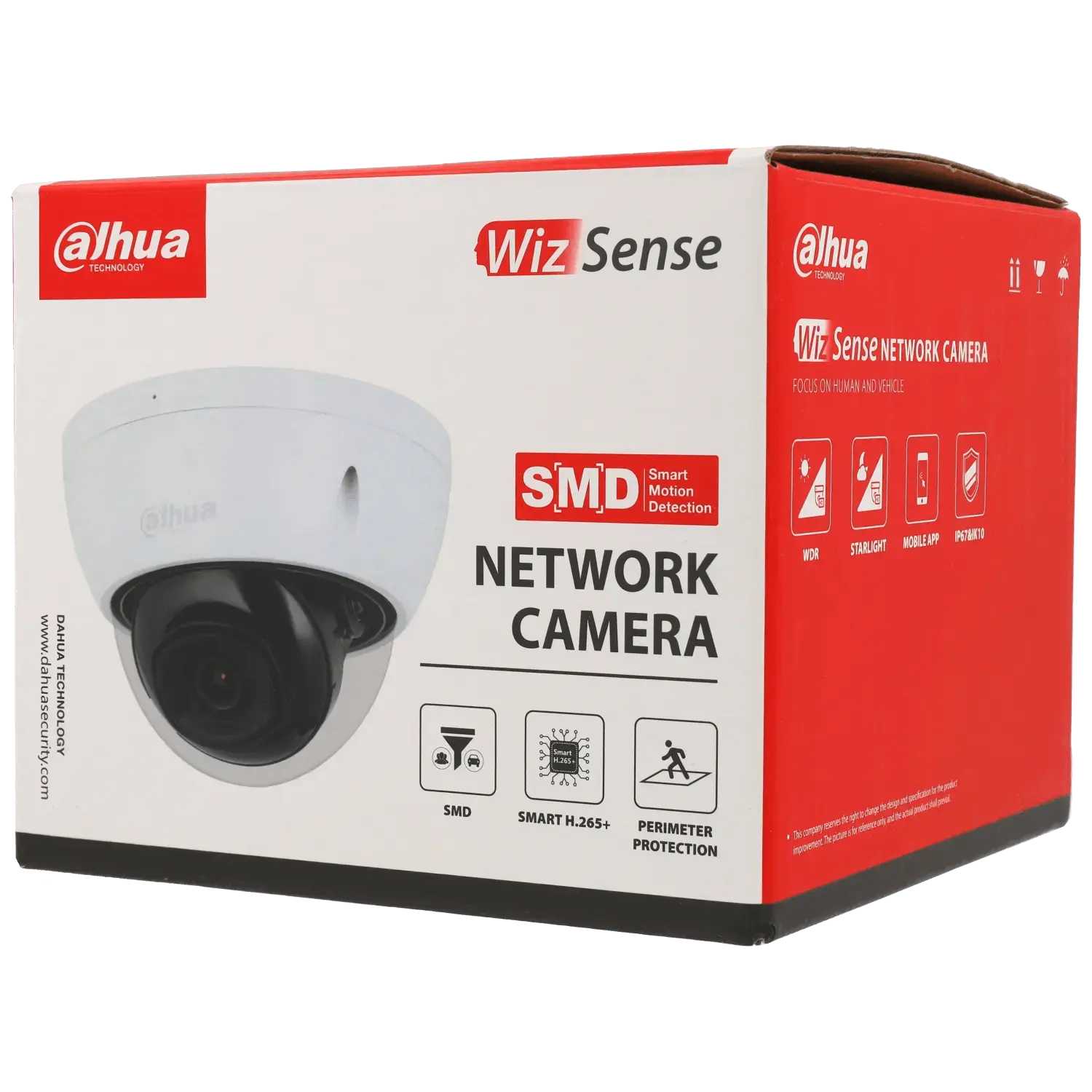 Caméra DAHUA mini-dôme IP avec 8 mégapixels et objectif fixe / Référence IPC-HDBW2841E-S TSA Distribution