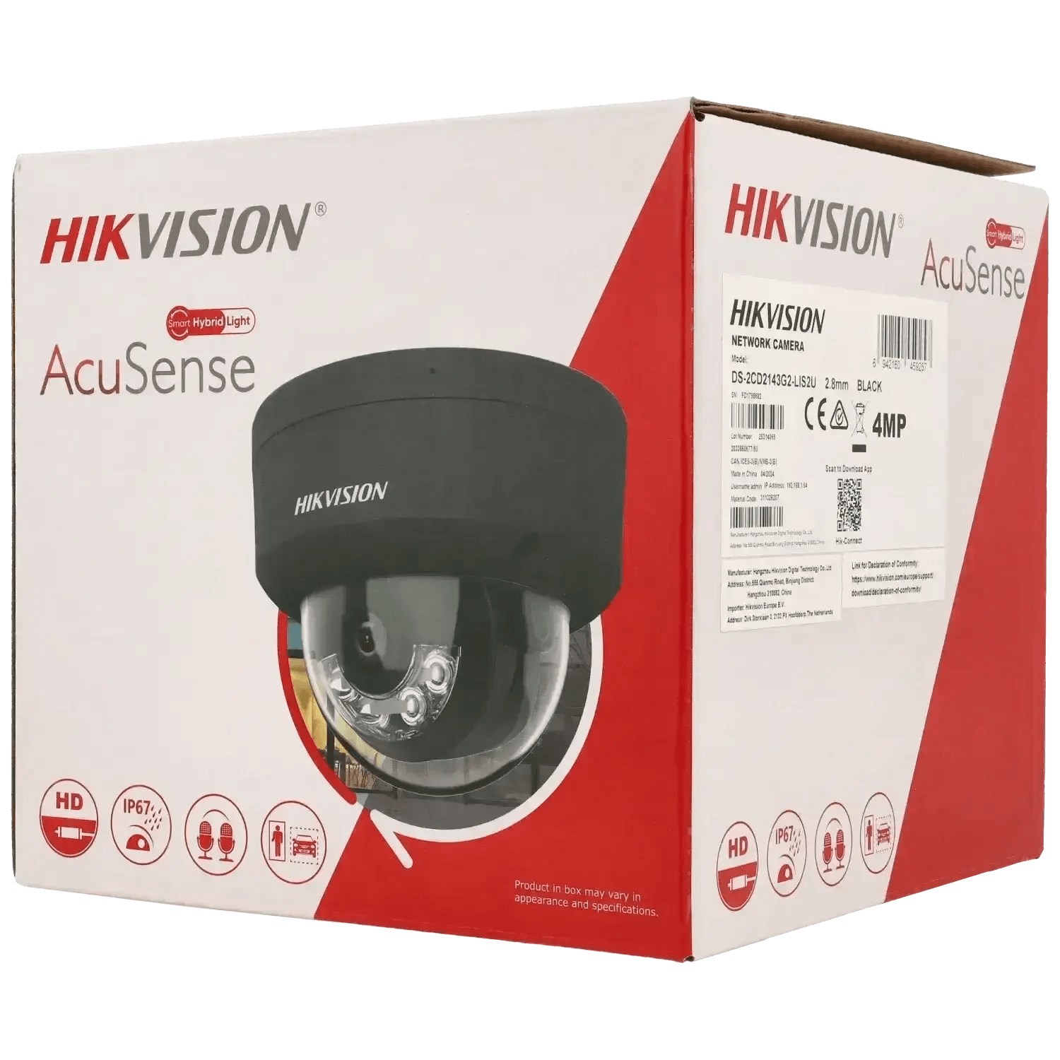 Camera-HIKVISION-mini-dome-IP-avec-4-megapixels-et-objectif-fixe-Reference-DS-2CD2143G2-LIS2U-B-TSA-Distribution-109762316 - TSA Distribution