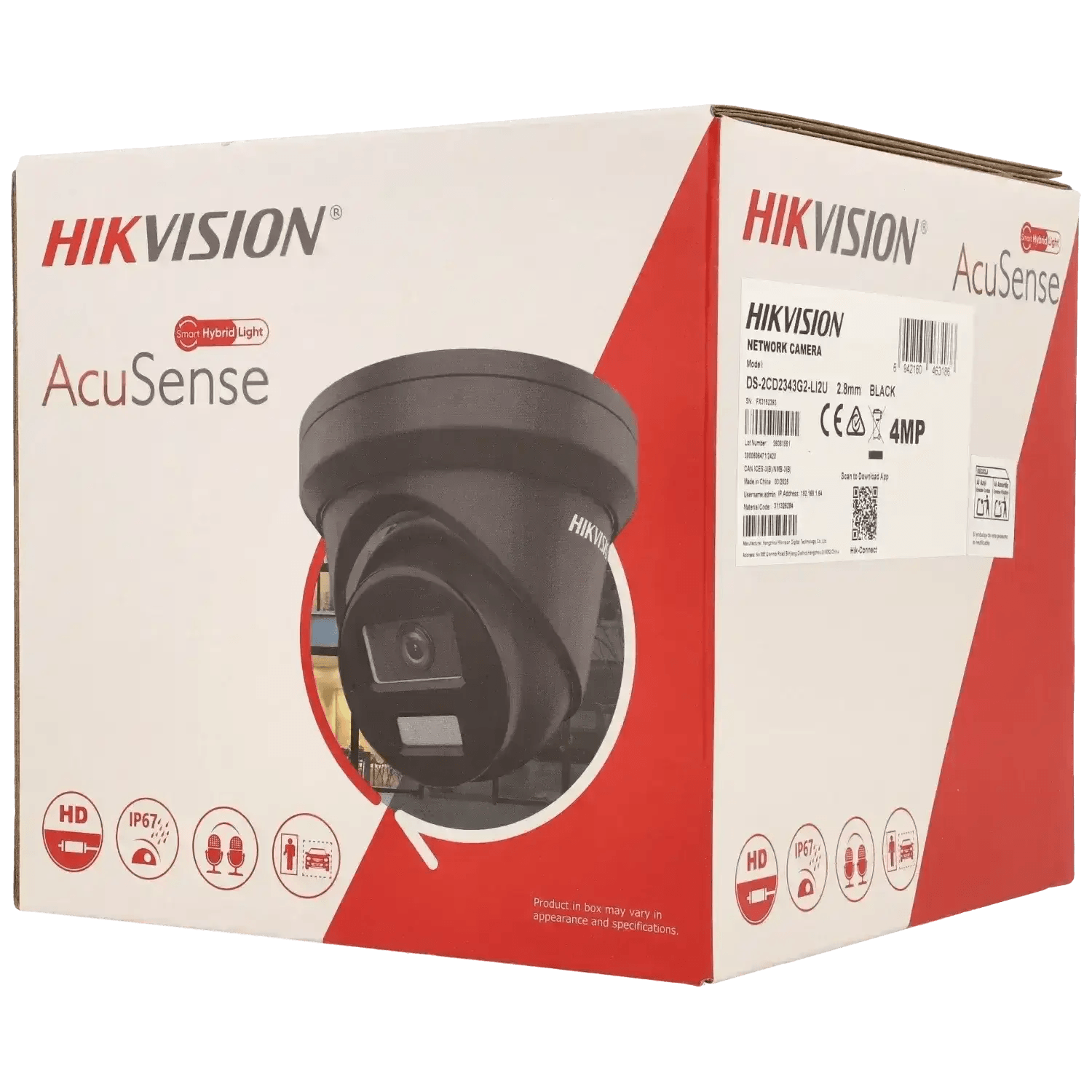 Camera-HIKVISION-mini-dome-IP-avec-4-megapixels-et-objectif-fixe-Reference-DS-2CD2343G2-LI2U-B-TSA-Distribution-109762790 - TSA Distribution