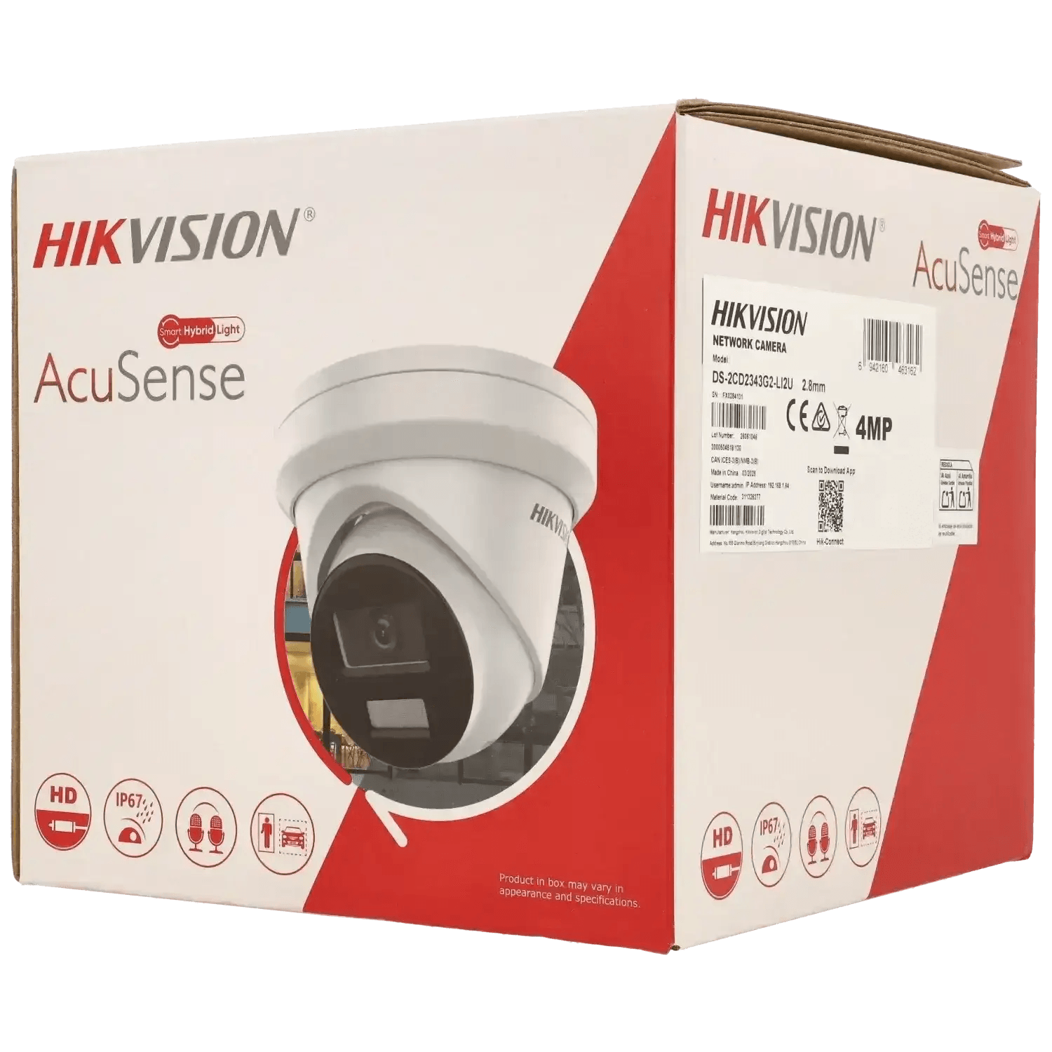 Camera-HIKVISION-mini-dome-IP-avec-4-megapixels-et-objectif-fixe-Reference-DS-2CD2343G2-LI2U-TSA-Distribution-109762418 - TSA Distribution